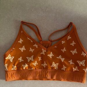 5 for $25 PINK Victoria's Secret Orange Butterfly Bralette